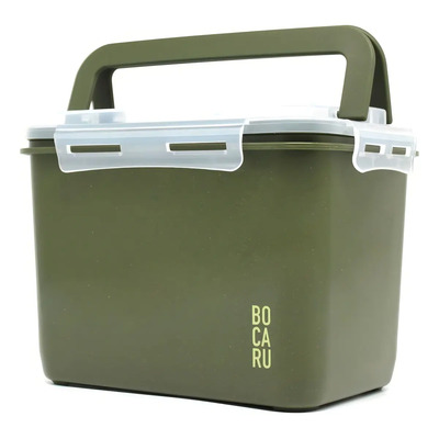 Lonchera Bento Box para oficina. Caja hermética, incluye tuppers por separado. Verde Militar | Envío gratis