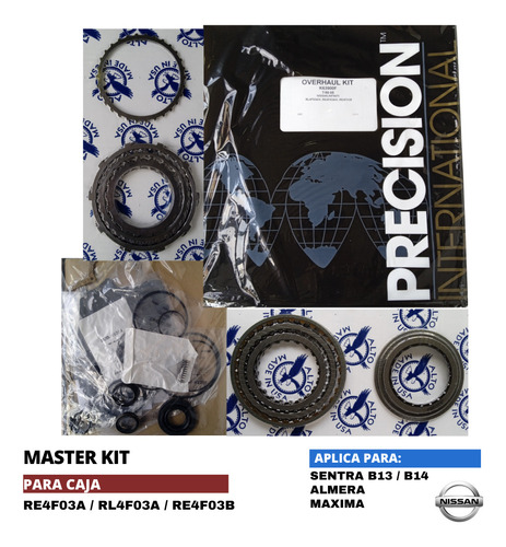 Master Kit Nissan Sentra B13 / B14 Caja Rl4f03a / Re4f03a  Foto 2