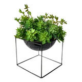 1 Planta Artificial Suculenta Realista 20 Cm Enfeite P Sala