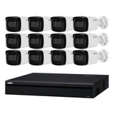 Kit Seguridad Dahua Dvr 4k 16 Ch + 12 Camaras 8mp