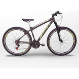 Bicicleta Tk3 Track Black 29 Mountain Bike Aro 29 Cor Preto/amarelo Tamanho Do Quadro 19