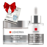 Kit Hyaluronic 4d Face Cream + Serum Hialuronico Lidherma