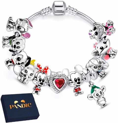 Pulsera Micke Bebé Stitch Pandor Amor Charms Baby Disny 2023