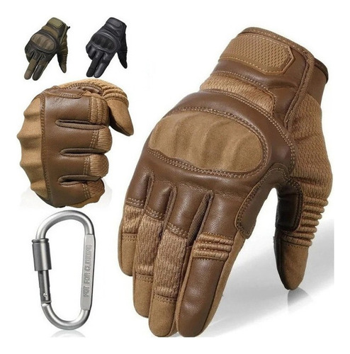 Guantes Cafe Racer Chopper Moto Touch Dedo Táctil Para Cel