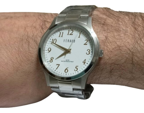 Reloj Pulsera Feraud Hombre Acero Lf200gbd -ver Descripcion 