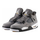 Tenis Nike Air Jordan 4 Retro Gris,blanco,original