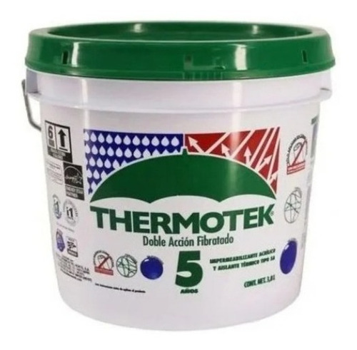 Impermeabilizante Thermotek 5 Años Galon Blanco Envio Gratis