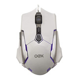 Mouse Oex  Game Robotic Ms308 Branco