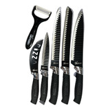 Set De 6 Cuchillos De Cocina Profesionales