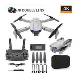 Mini Drone E99 Pro Professional, Cámara Dual 4k, 2 Baterías