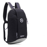 Mochila Running Trekking Deportes Acolchada Discovery Unisex Color Negro