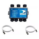 Divisor Splitter Directv 4 Salidas Multiswitch + Coaxil