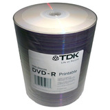 Dvd Tdk X 100 Printable   8x En Bulk-envios X Mercadoenvios