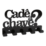 Porta Chaves Decorativo De Parede Cade A Chave Sala Quarto