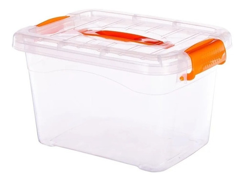 Caja Organizadora Envase Transparente 8.2 Litros 27x19x16 Cm