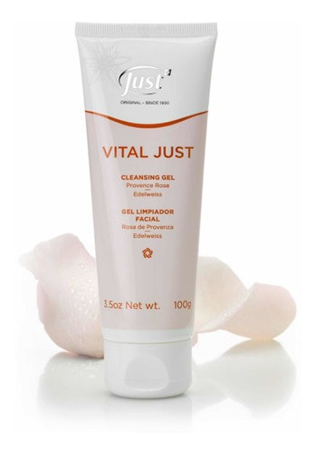 Gel Limpiador Facial Vital Just Swiss Just 100 Gr. Día/noche Normal