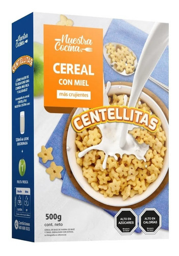 Cereal Nuestra Cocina Centellitas Con Miel Caja 500 G