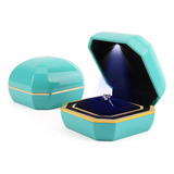 Led Light Ring Box Engagement Ring Boxes Jewelry Box Gift Bo