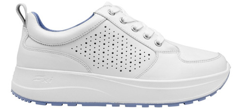 Tenis Casual Flexi Mujer Perforado Blanco - 117205