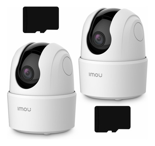 Kit 2 Camara Seguridad Ip Wifi Imou Ranger 2mp Full Hd +32gb