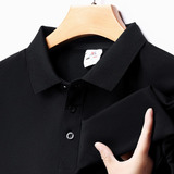 Polo Monocromático Para Hombre, Camisa De Golf Para Jóvenes