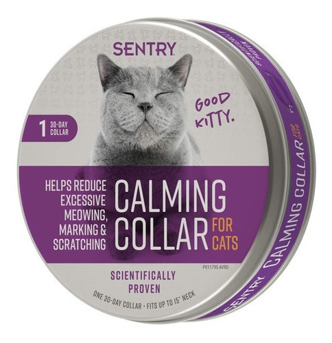 Coleira Calmante Relaxante Feromonio Tipo Feliway Para Gatos