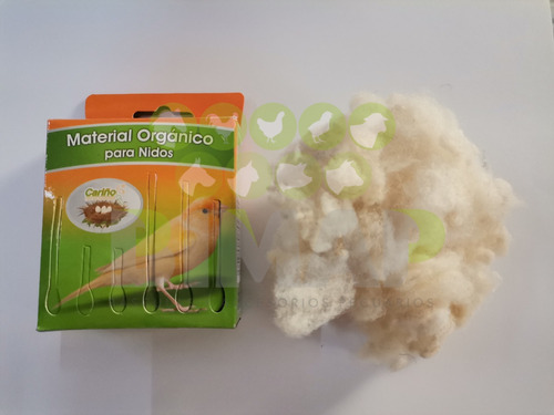 Material Orgánico Para Nidos Cariño Canarios Aves