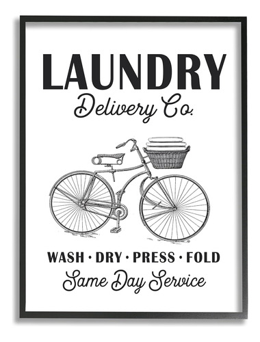 Stupell Industries Laundry Delivery Co. Cesta De Toallas