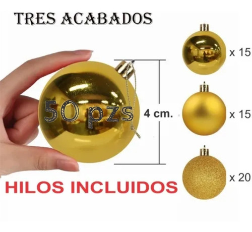 Esferas Plástico Navideñas #4 Envió Gratis Comprando 100 Pzs