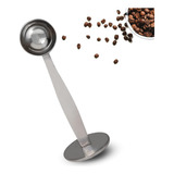 Cuchara Medidora Con Tamper Acero Inoxidable Café Espresso