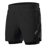 Pantalones Cortos Arsuxeo Gym Running Para Hombre Con Múltip