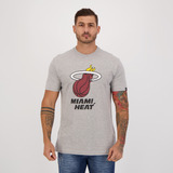 Camiseta New Era Nba Miami Heat 1988 Mescla Cinza