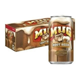 Refresco Root Beer Marca Mug Paquete 12 Latas 355 C/u