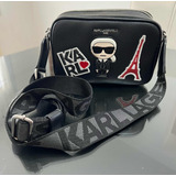 Cartera Karl Lagerfeld, No Louis Vouiton, Prada, Versace 