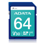 Memoria Sd Adata 64 Gb V30s Premier Pro Sdxc Uhs-i U3