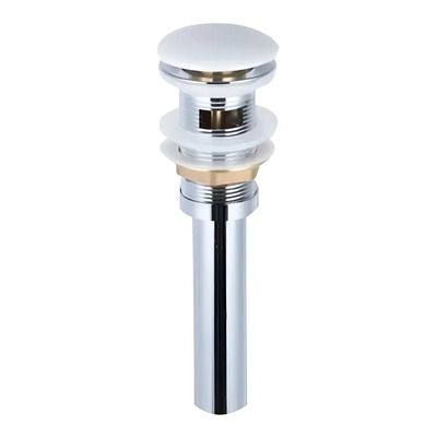 Contra Canasta Lavabo Cromada Pop-up Meer Plateado