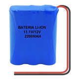 Bateria 11.1v 12v  3s 18650 2200mah 3s Lithium Ion Li-ion Of