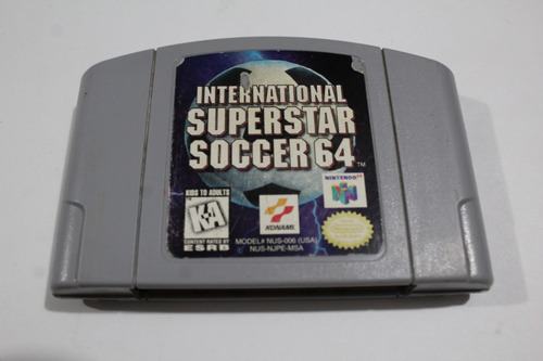 Videojuego International Superstar Soccer 64 Para Nintend64