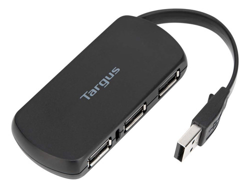 Targus Hub Usb 2.0 De 4 Puertos Con Elegante Y Apto Para Vi.