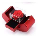 Collar Love Rose Flower, Joyero, Caja De Anillos