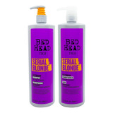 Tigi Bed Head Kit Serial Blonde Shampoo Acondicionador 970m