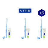 Cepillo Vitis Orthodontic Access + Mini Pasta Pack X3 Un