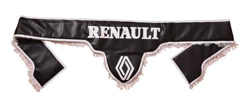 Cortina Parabrisa Decorativa Camión Para Renault Cuerina 2mt