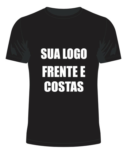 Camiseta Personalizada Empresa Uniforme Com Sua Logo 