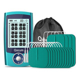 Qocum Dual Channel Tens Ems Unit Estimulador Muscular Para L