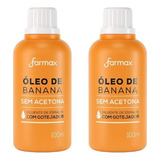 Oleo De Banana Farmax 100ml-kit C/2un