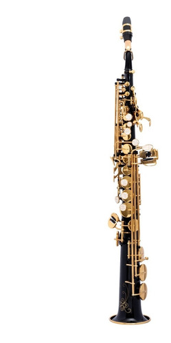 Saxofone Soprano Reto Sib Preto Halk (novo)