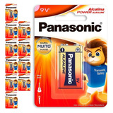 11 Bateria Alcalina 9v Panasonic 11 Cart