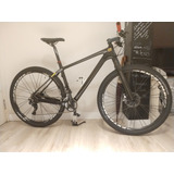 Bike De Carbono 21  / Conjunto Xt/ Coroa Nova E Pneus Novos
