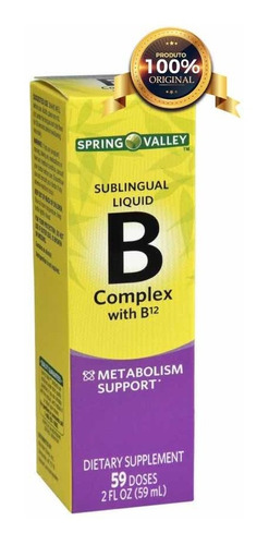 Spring Valley Vitamin B 12 Complex Sublingual 59 Doses